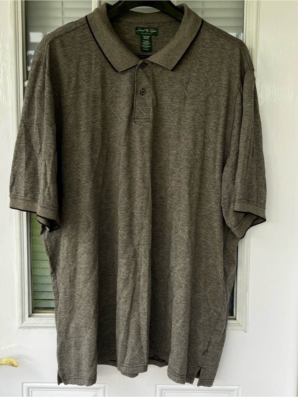 David Taylor Men's Short Sleeve Polo in Olive
